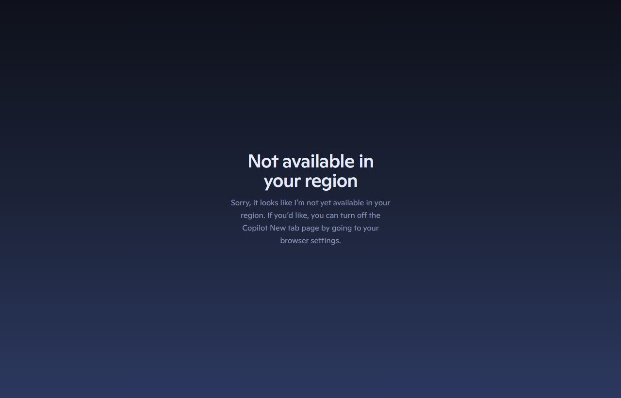 Microsoft Copilot homepage