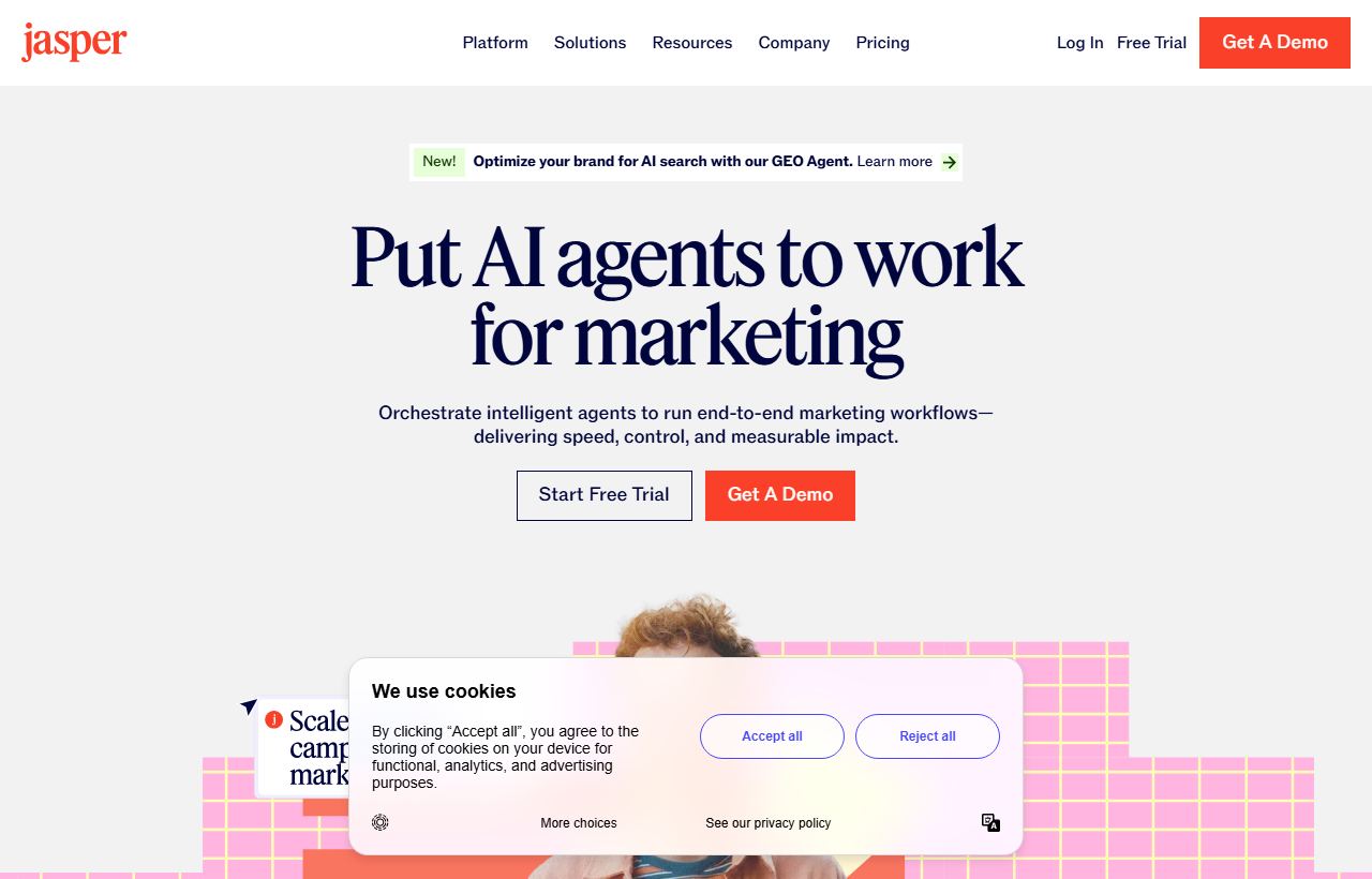 Jasper homepage